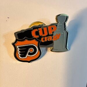 Flyers Cup Crazy Pin with Logo